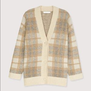 Oak + Fort Oversized Fuzzy Cardigan